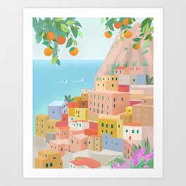 Amalfi Coast, Italy Art Print
