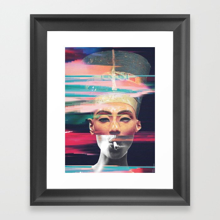 NEFERTITI X Framed Art Print