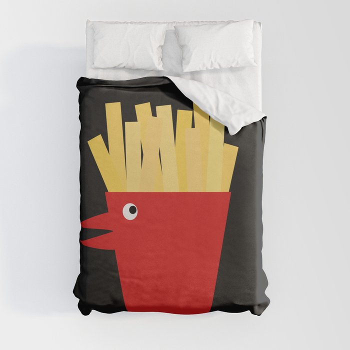 Chicken Tenders and French Fries Duvet Cover