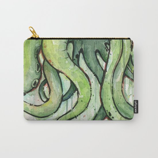 Cthulhu Green Tentacles Carry-All Pouch