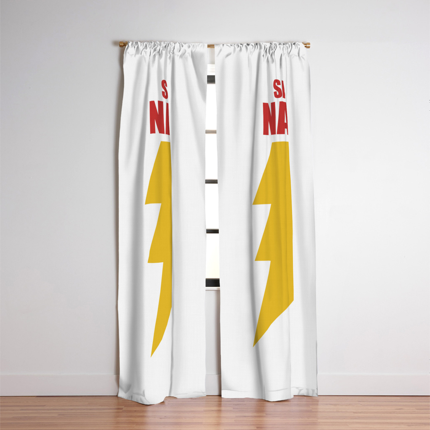 Shazam Say My Name Dc Comics Fan Art Blackout Curtain By