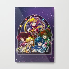 Sailor Moon S (Universe edit.) Metal Print | Graphic Design, Vector, Comic, Illustration 