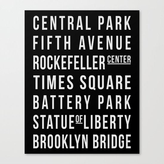 New York City Subway Art Canvas Print