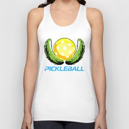 Pickle Ball pickle logo Unisex Tank Top