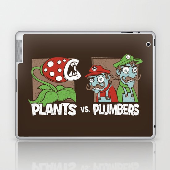 Plants Vs Plumbers Laptop & iPad Skin