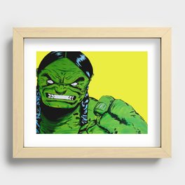 Native American Hulk Recessed Framed Print