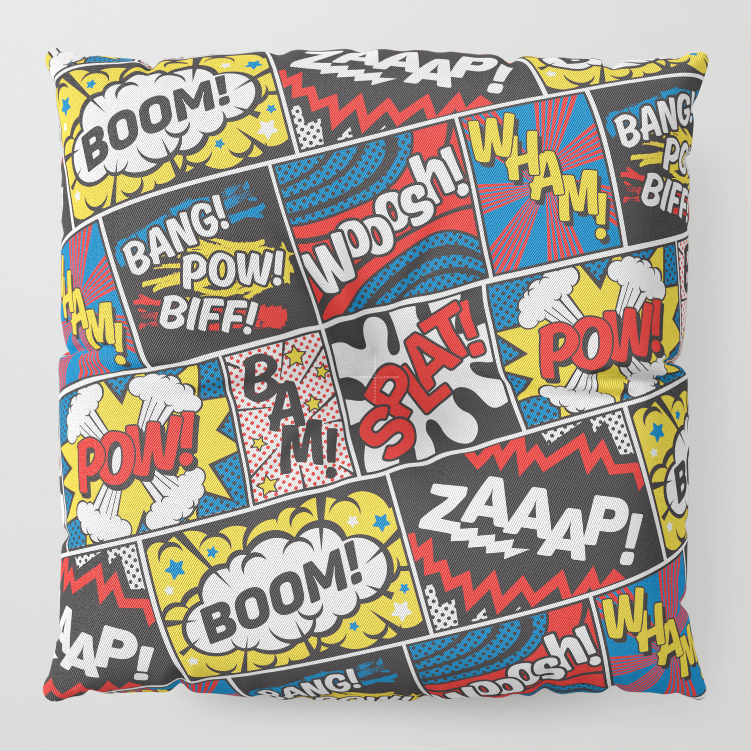 Modern Comic Book Superhero Pattern Color Colour Cartoon