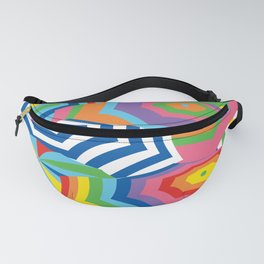 Beach Umbrellas, Bright and Colorful Fanny Pack