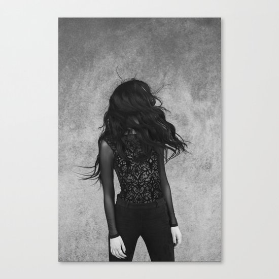 Black wind Canvas Print