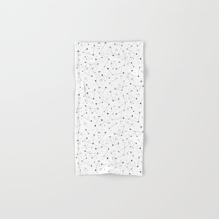 Constellations (White) Hand & Bath Towel