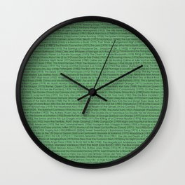 Best Movies Ever Wall Clock
