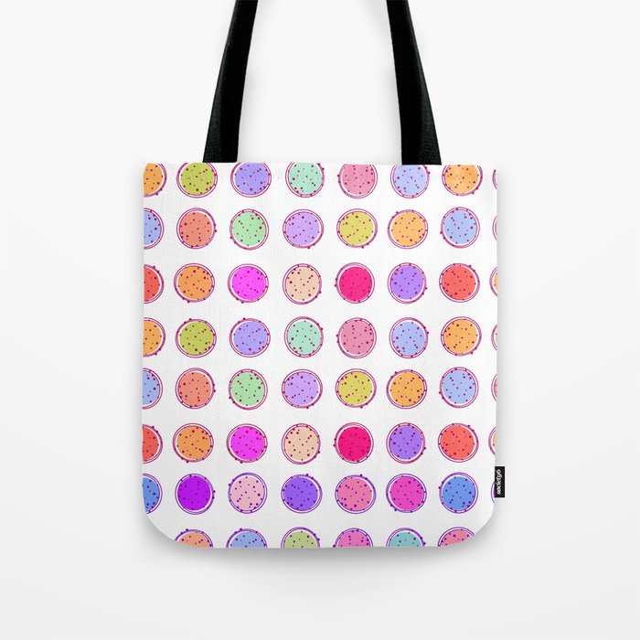 Dots and spots Tote Bag