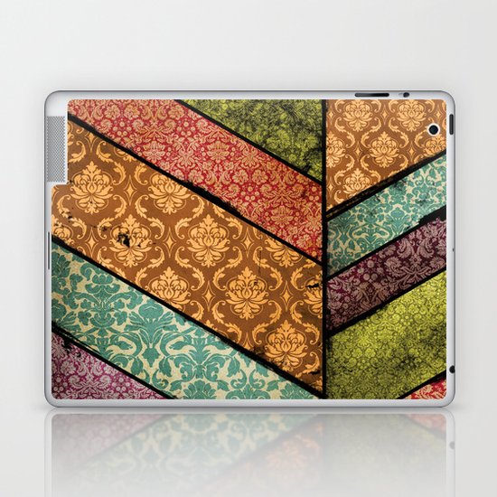 Vintage Material Chevron Laptop & iPad Skin