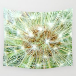 Dandelion Seed Heads Close Up Wall Tapestry