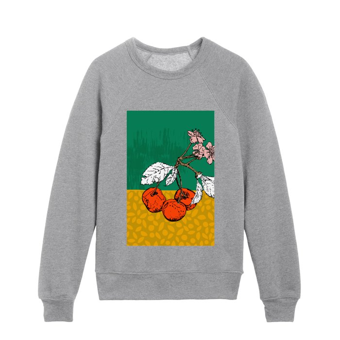 Super fruits – Cherry for Passion and love Kids Crewneck