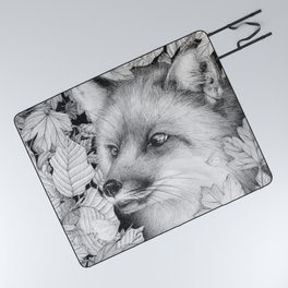 Fox and Forest Picnic Blanket