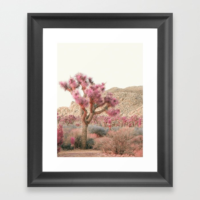 Surreal Desert #2 - Joshua Tree Nature Photography Framed Art Print