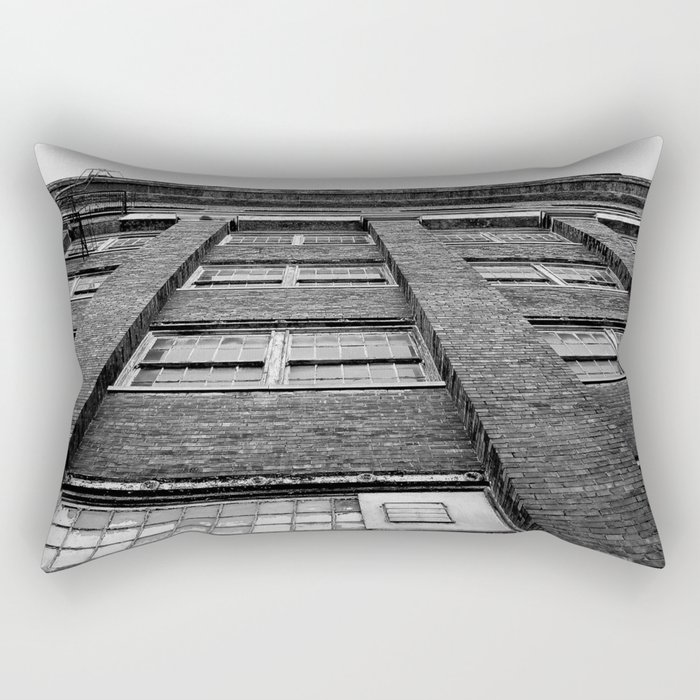 Warehouse bw Rectangular Pillow