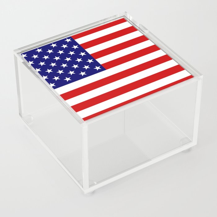 USA Flag Acrylic Box