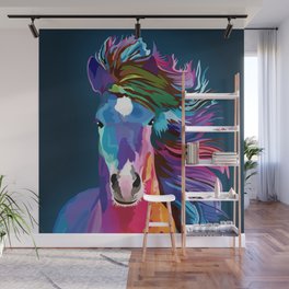 pop art horse Wall Mural