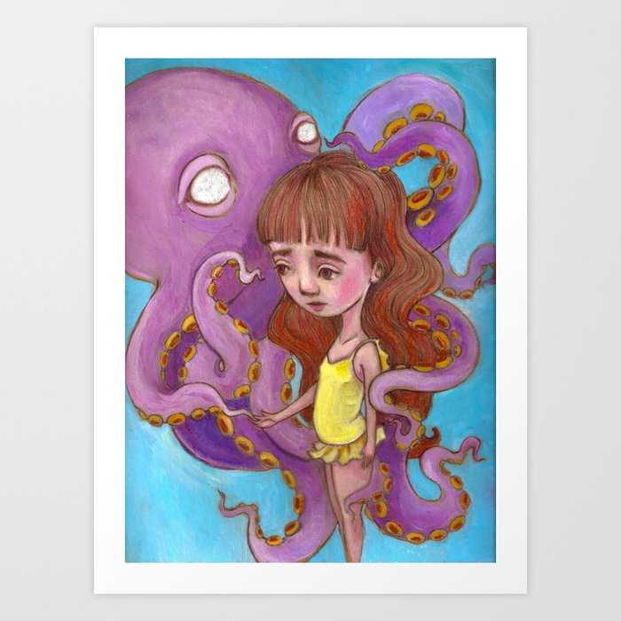 Octo Girl Art Print