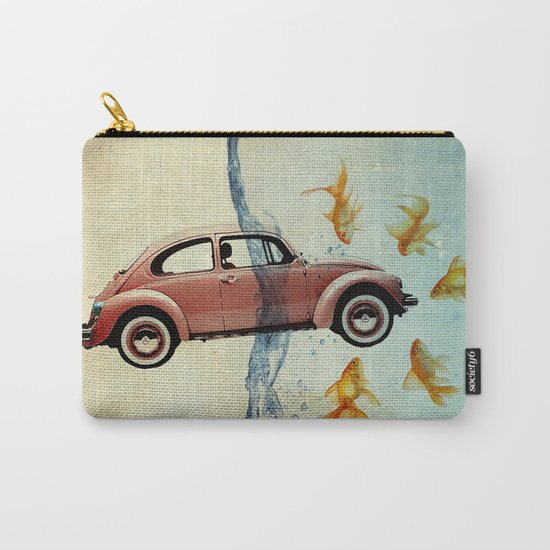Bug and goldfish Carry-All Pouch