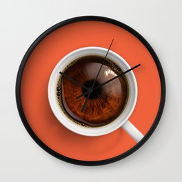 Coffee Eye Wall Clock