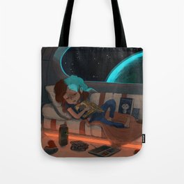 Nap in Space Tote Bag
