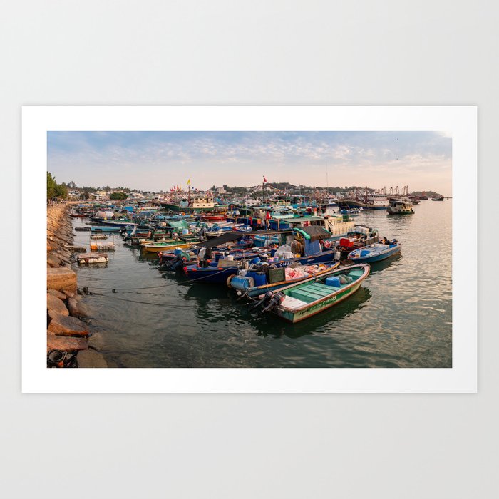 Cheung Chau Island, Hong Kong Art Print