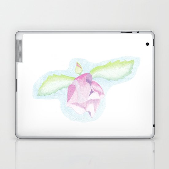 Hibiscus Fairy Floral Pattern Made Of Color Pencil Drawing Laptop Ipad Skin By Hillofpearls Society6