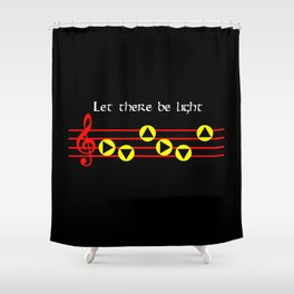 Let Their Be Light - Suns Song (The Legend Of Zelda: Ocarina Of Time) Shower Curtain