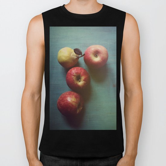 Autumn Apples Biker Tank