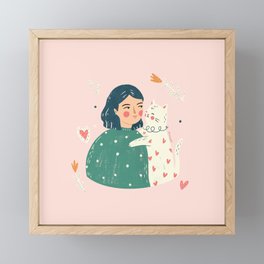Best Friends Framed Mini Art Print