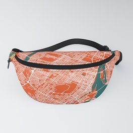 MONTREAL Map - Canada | Tomato + Colors, Review My Collections Fanny Pack