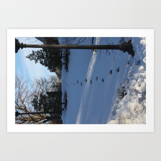 Footsteps Art Print