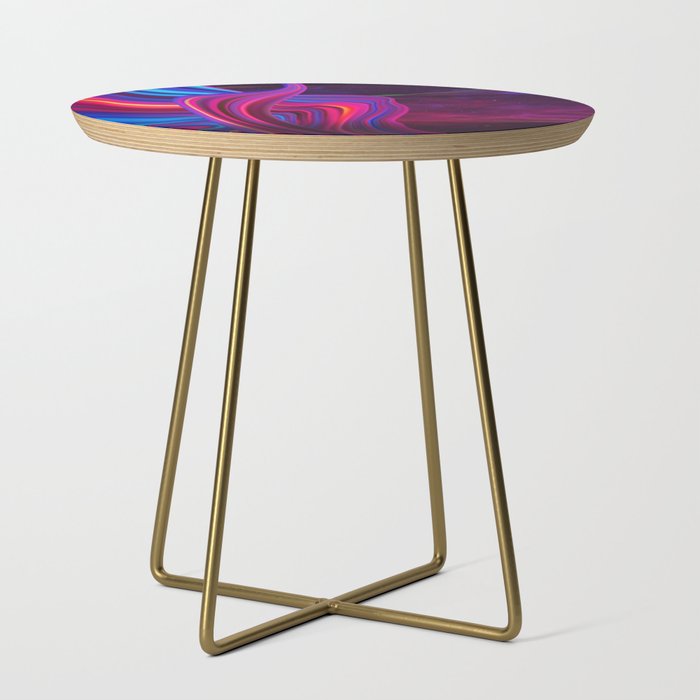Neon twisted space #4 Side Table