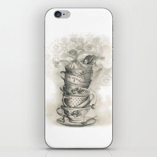 Tea bath iPhone & iPod Skin