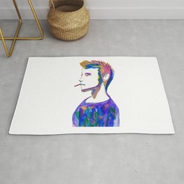Jonah- Water Color Painting Rug
