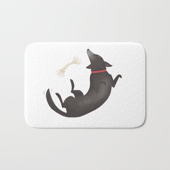 Happy Dog Bath Mat