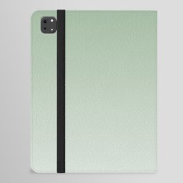 Smooth Sage Minimalist Ombré Gradient Abstract iPad Folio Case
