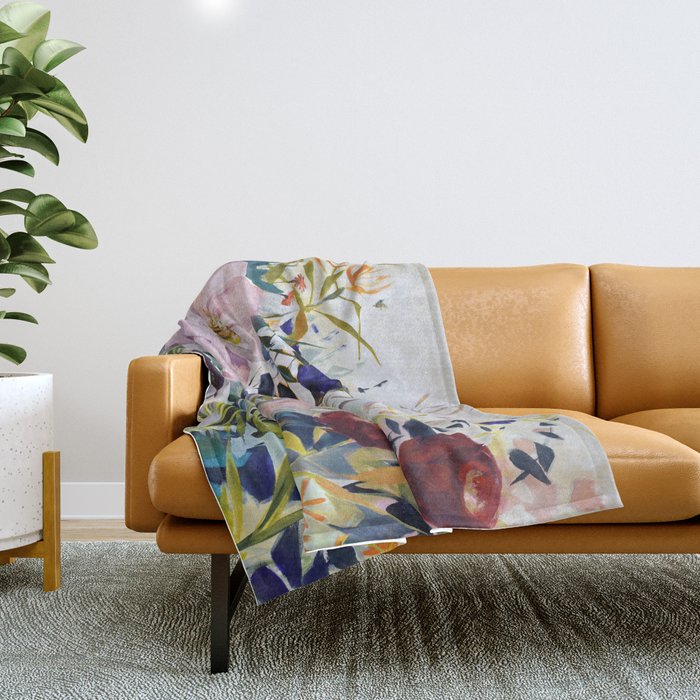 For The Beauty of the Earth Throw Blanket