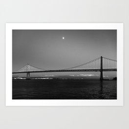 East Bay Bridge, San Francisco Art Print