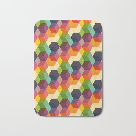 Retro Hexagonzo Bath Mat