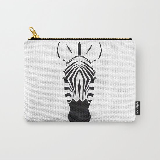 Zebra Carry-All Pouch