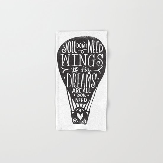 wings & dreams Hand & Bath Towel