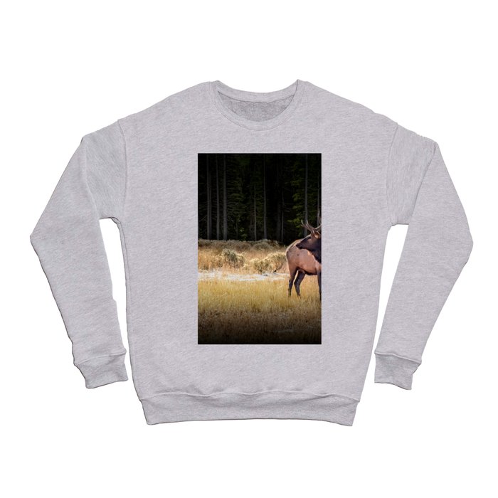 Yellowstone National Park Elk Crewneck Sweatshirt