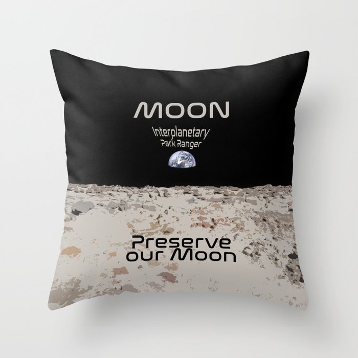 Moon Ranger Throw Pillow