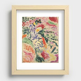 La Japonaise Woman beside the Water by Henri Matisse Recessed Framed Print
