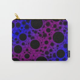 Space Bubble Spots - Purple/Blue Carry-All Pouch