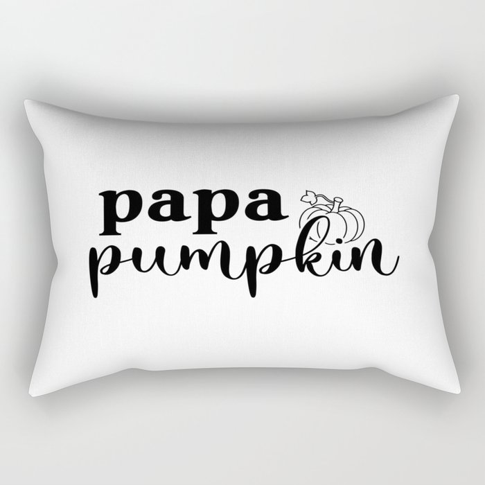 Papa Pumpkin Rectangular Pillow